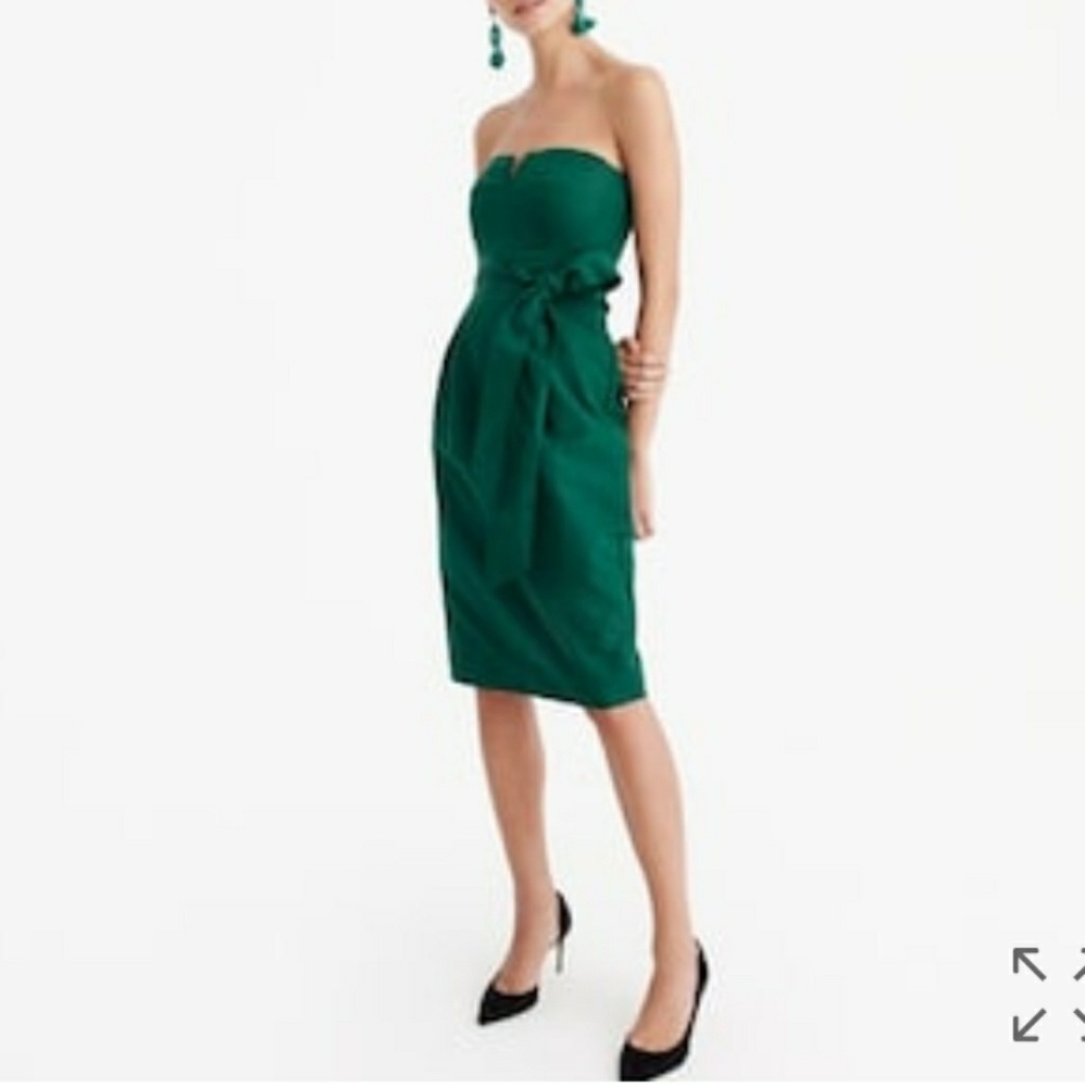New J. Crew Tie-waist dress 6p